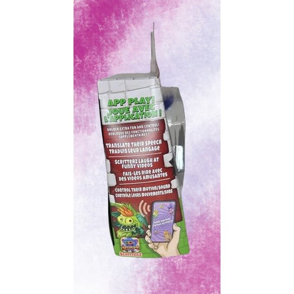 Scritterz Battyz Interactive Purple Mini Monster Jungle Creature Toy, New in Box - Picture 5 of 6
